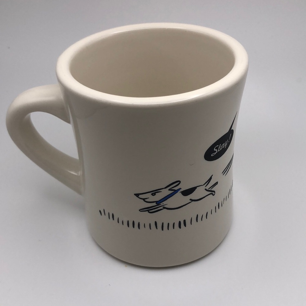 Bad Dog 10 oz Heavy Diner Style Coffee Mug Restaurant Ware Runs ‘Stay”